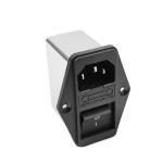 DBI5 1A 3A 6A 10A power filter With Fuse IEC socket type with safety switch EMI