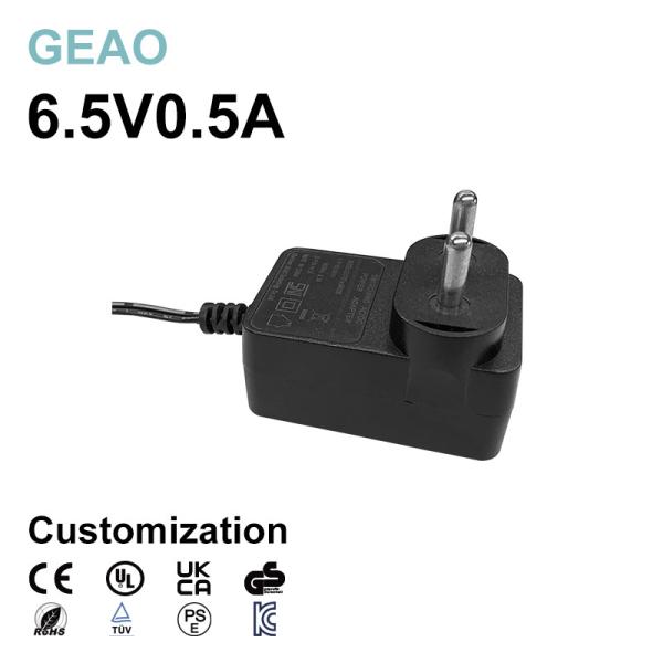 Cheap 6.5v 0.5a Wall Mount Power Adapters For Monitoring Nintendo Switch Single Color Neon Nail Lamp for sale
