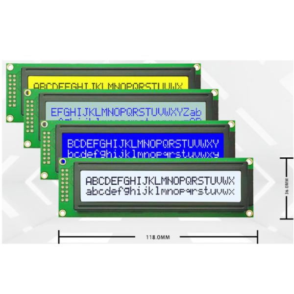 Cheap 24 Characters 2 Lines 24x2 Character LCM Module 5V FSTN Blue/Grey Mode AIP31066 Or Equivalent Controller IC for sale