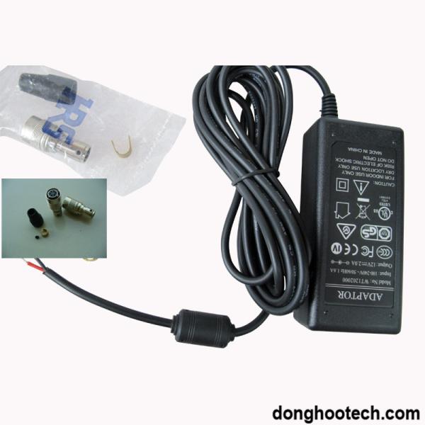 Cheap Black / Grey Switching Camera Power Supply 12 Volt 1 Amp DC 6 Pin 5 Meters for sale