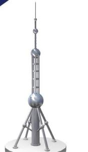 Best Ornamental 1M Height Lightning Arrester Rod Protection With ISO9001 wholesale