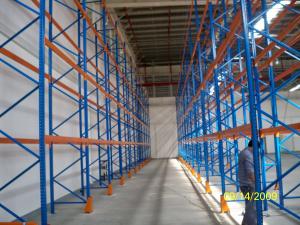 China Cold Rolled Steel Racking Pallet Rack Shelving , Industrail Storage Solutions on sale