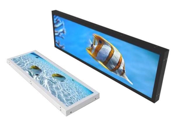 Cheap Dustproof Extra Wide LCD Monitor , Stretched Bar LCD Display Pcap Foil Touch for sale