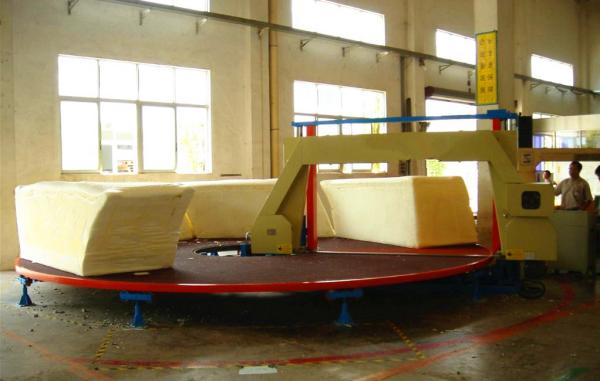 Cheap High Performance Foam Cutting Machine , Circle Horizontal Cutter With Invertor Control for sale