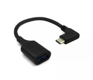 Usb 3.1 Type C Data Cable , Standard Usb Type C OTG Cable With Right Angle