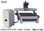 Three Spindles CNC 3D Router Machine , CNC Engraving Machine Computer Controlled