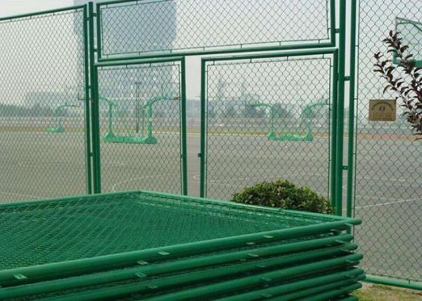Cheap 4.0mm Hot Dip 6FT Height Diamond Chain Link Fence For Highway Fencing for sale