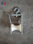 Aerial Cable 120 X 130mm Conductor Stringing Blocks Stringing Roller Block For