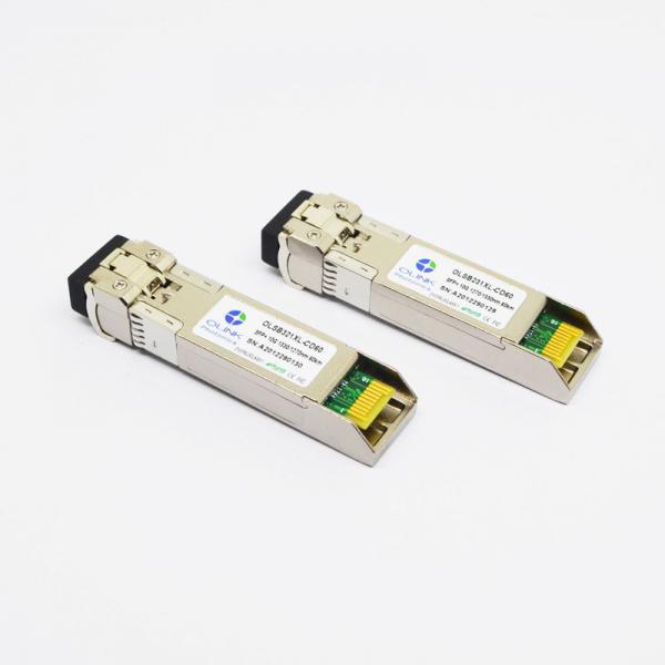 Cheap 60km SFP+ Fiber Optic Ethernet Transceiver 1330 Nm 10G MSA Compliant for sale