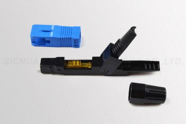 Cheap SC / UPC Field Assembly Connector FMC for FTTX , Fast Connector Sc for sale