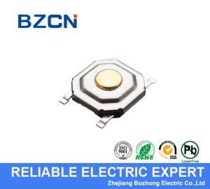 Best 12V Voltage Low Profile Push Button Switch , Surface Mount Push Switch wholesale