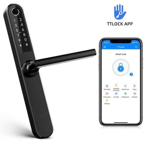 Cheap Stainless Steel Digital Lock Unlock Via Bluetooth Fingerprint  For Shopping Mall for sale