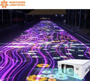 Weatherproof Floor Interactive Projection Public Floor Projection System