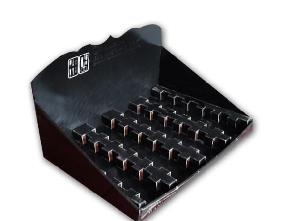 Black Color Display Box , Custom Printing Display Boxes With Paper Inlay Box