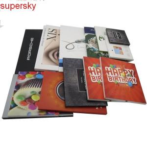 China Four Color Printed Video In Print Brochure , Greeting Card With Video Screen on sale