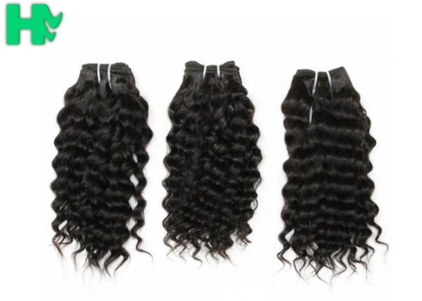 Cheap Nature Black Color Deep Curl Brazilian Human Hair Extension for Bulk Hair Weave for sale