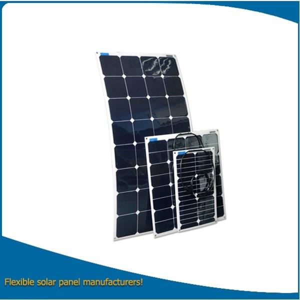 Cheap Semi flexible solar module 10w to 200w, customized solar panel flexible with controller for cheap sale for sale