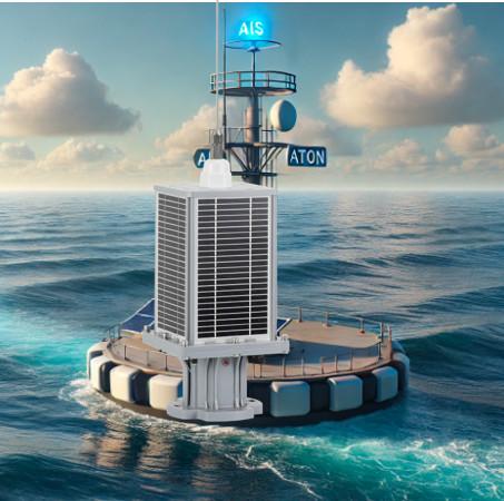 Cheap Solar Powered Lithium Battery AIS ATON With Remote Monitoring for sale