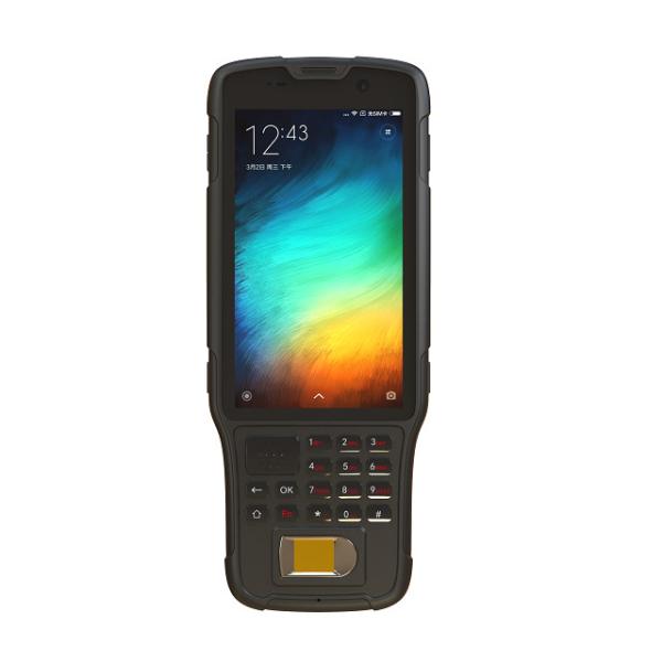 Cheap Bluetooth USB Biometric Fingerprint Scanner Rugged Handheld Data Terminal 5 Inch Screen for sale