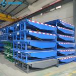Blue 10T Hydraulic Dock Leveler Loading Dock Ramps Warehouse Dock Leveler