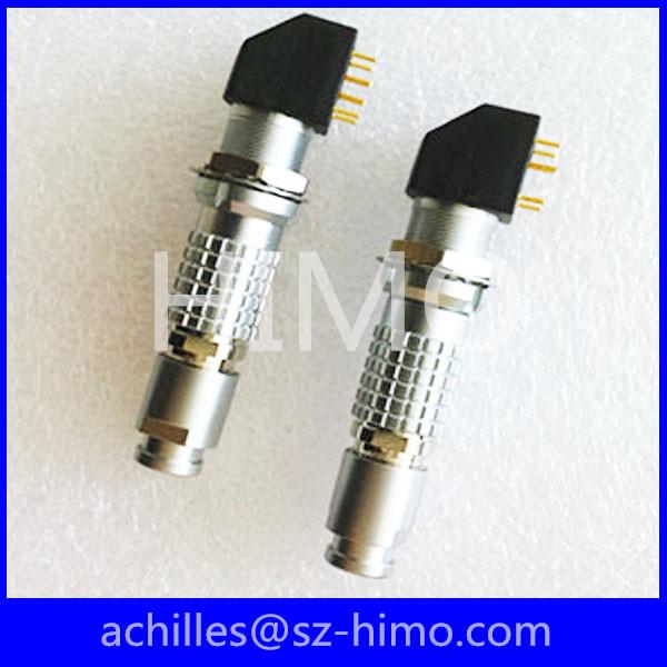 Cheap lemo 1B 2-pin push-push self-locking connector for sale