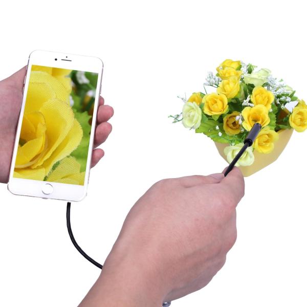 Cheap 2 In 1 Wifi Endoscope Waterproof Inspection Camera 1-5M 6LED For iPhone Android IOS 720P Iphone Camera Endoscope for sale