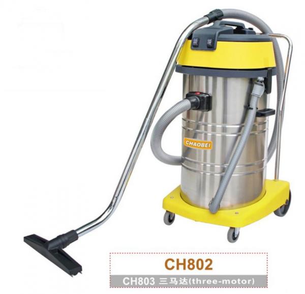 Cheap Powerful 80L Wet And Dry Vacuum Cleaner / Room Service Equipment With Stainless Steel Bag Tank for sale