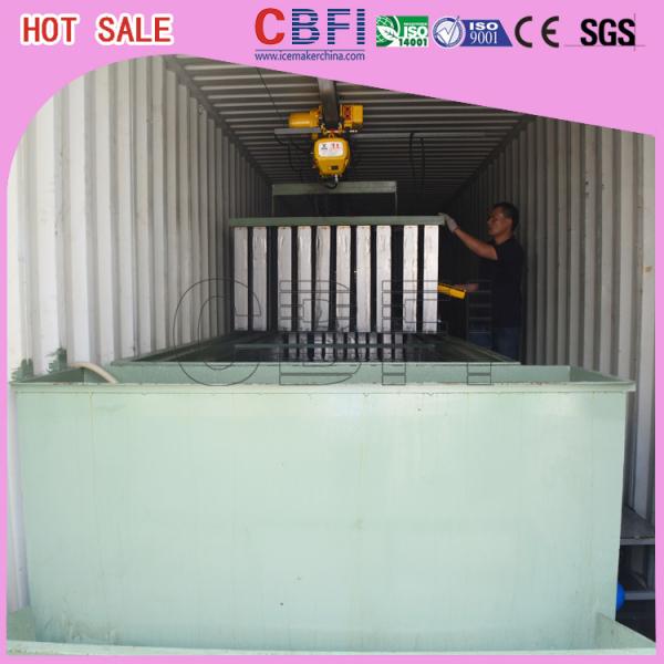 Cheap Containerized Block Ice Plant Container Industrial Ice Block Making Machine for Fishery for sale