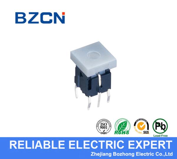 Cheap Blue LED Light Momentary Push Switch / LED Illuminated Push Button Switch for sale