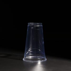China 16OZ PET Plastic Disposable Drinking Cups BPA Free Printing For Cold Juice on sale