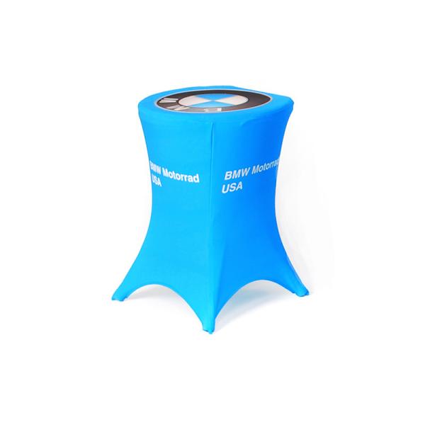 Cheap Tension Fabric Event Table Covers , Polyester Custom Printed Tablecloths for sale