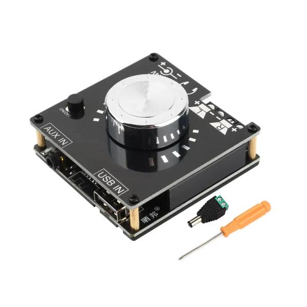 Cheap BT 5.0 Digital Power Amplifier Board 100W*2 Stereo Mini DIY Audio Module with U Disk & AUX Input Support for sale