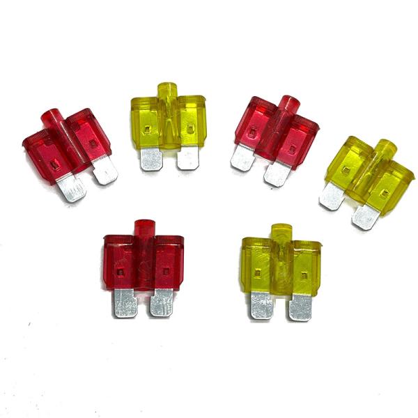 Cheap With led Automotive Blade Fuses 32V 10A 15A 20A 25A 30A 35A 40A car fuse for sale