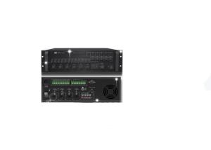 Fire Alarm Priority Audio Power Amp , Public Address Audio Zoning Amplifier