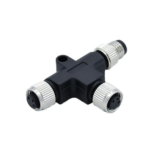 Cheap 2 - 19 Pin M8 Sensor Connector IP67 Phosphor Bronze Connector Terminal for sale