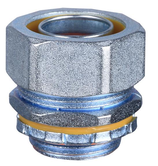 Cheap Waterproof Box Connector Flat Type , Flexible Conduit Connector DPJ Flexible Connector Flat Type for sale