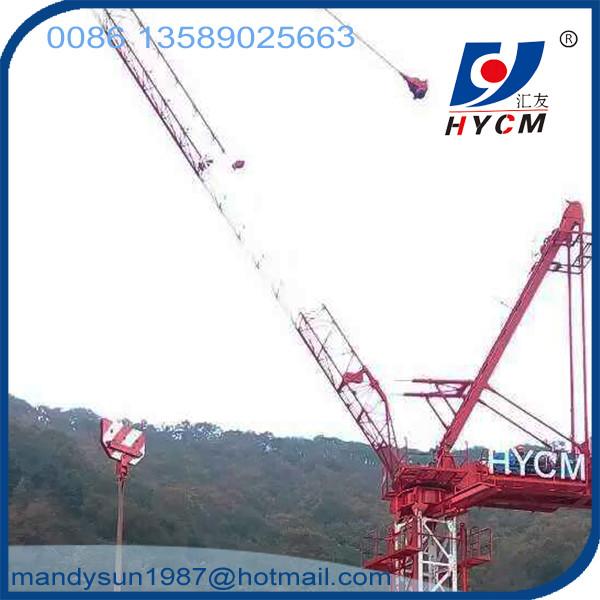 Cheap 6tons QTD2520 Luffing Jib Crane Feature Tower Crane 25m Jib Tower Crane for sale