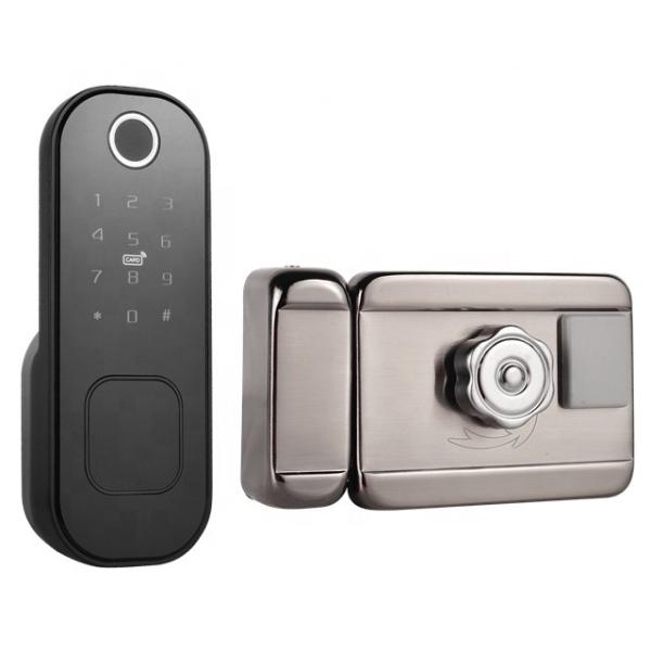 Cheap Fingerprint Digital Smart Life Door Lock Tuya Smart Phone App Control for sale