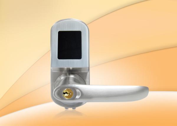 Cheap Password RFID Fingerprint Door Lock With 4AA Alkaline Batteries for sale