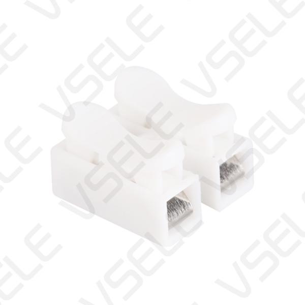 Cheap LED Lighting Terminal Block / White Push Quick Connecting Terminals for sale