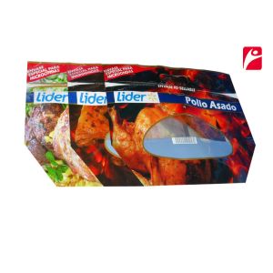Laminated NY / AL / PE Roast Chicken Plastic Zipper Pouch / Standing Bottom