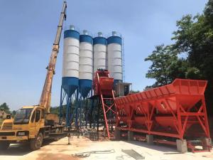50m3/H Small Ready Mix Dry Batch Concrete Plant Automatic Compact