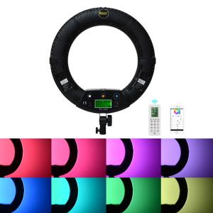 China RGB 95Ra LED Color Changing Ring Light , Bluetooth Remote Control Ring Light FC-480 on sale