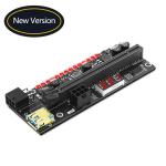 PCIE Riser 1x To 16x Graphic Extension Card With 3.3V Digital Meter Display And