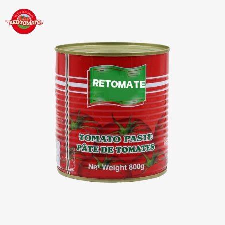 Cheap Hard Open Lid Canned Tomato Paste 800g Per Tin For Versatile Ingredients for sale