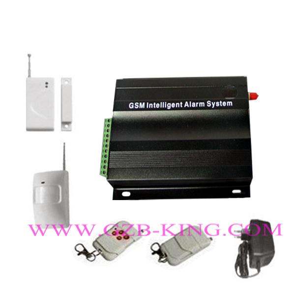 Cheap GSM/MMS wireless home alarm with 7 wired zone and 99 wireless zone for sale