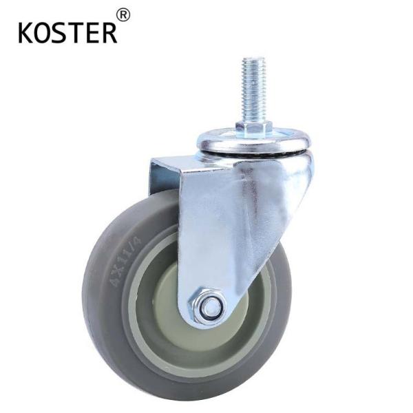 Cheap 110kg Maximum Load 3-5inch Industry Mute Furniture Swivel with Brake Caster Wheel for sale