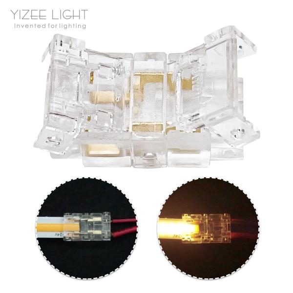 Cheap Free Welding 2 Pin LED Strip Connector With Transparent Clear Housing Color for sale
