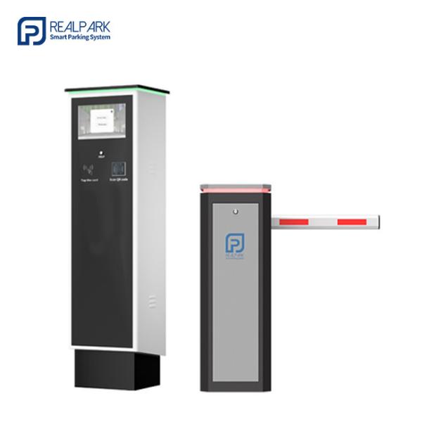 Cheap Multilingual Smart Parking Solution QR Code And NFC Parking Ticket Kiosk for sale
