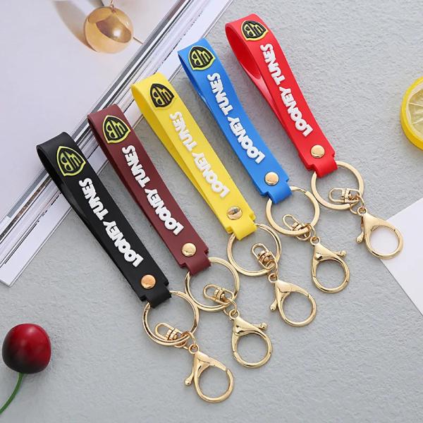 Cheap Personalized PVC 3d Customized Soft Pvc Keychains Silicon Rubber Key Chain for sale